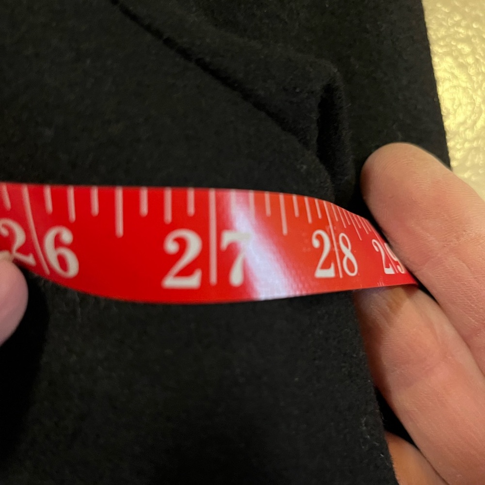 Black wool winter coat - Picture 5 of 9